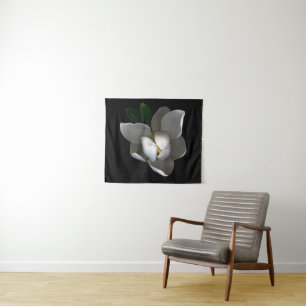 Tenture Flowers Single White Magnolia Blossom