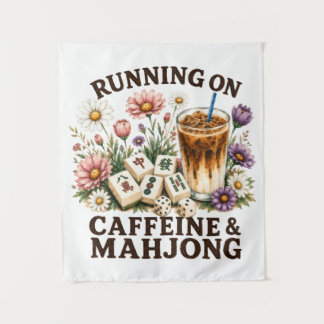 Tenture Fonctionne à la caféine et au Mahjong