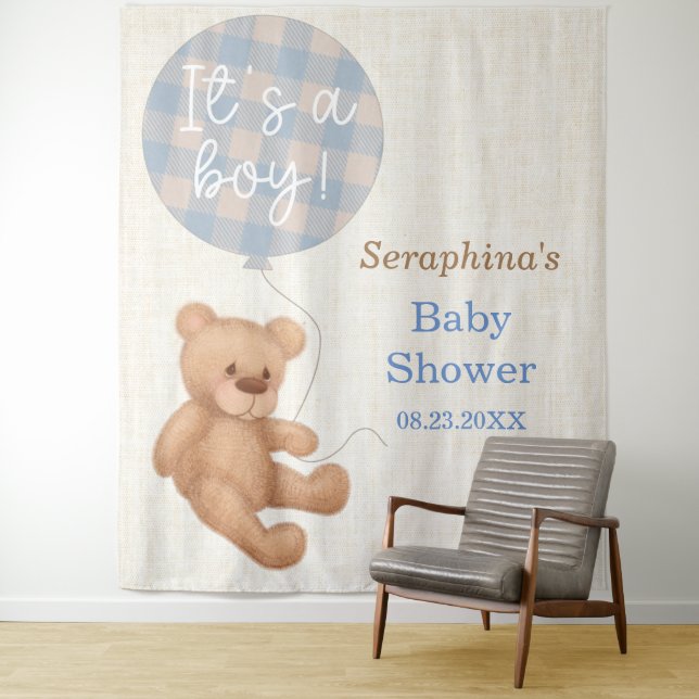 Tenture Fond de cabine pour une baby shower sur le thème d (En situation)