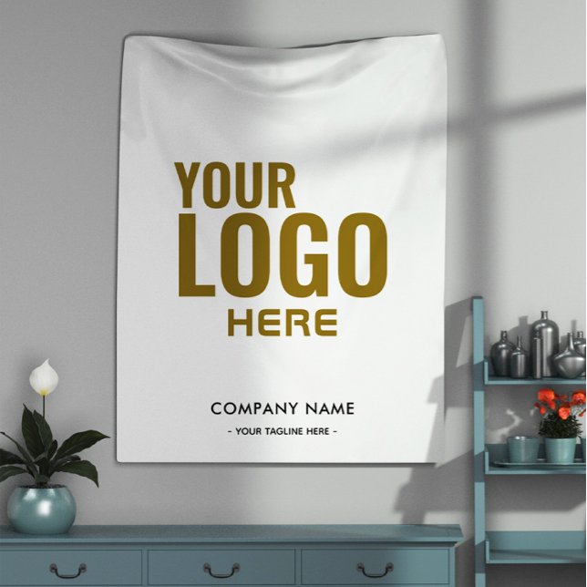 Tenture Fond de décor avec logo d'entreprise personnalisé  (Créateur téléchargé)