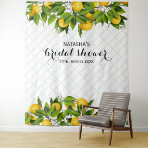 Tenture Fond de décor Fruit de citron Mariage