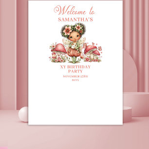 Tenture Fond de décor pour 1er anniversaire de Fée Caprice