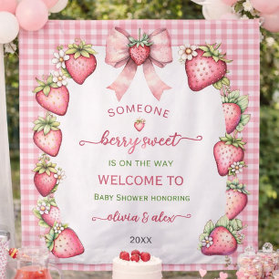 Tenture Fond de décor pour baby shower avec nœud papillon
