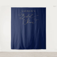 Fond de décor pour mariage avec du bleu marine et 
