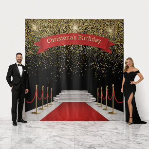 Tenture Fond de décor thème de film sur tapis rouge