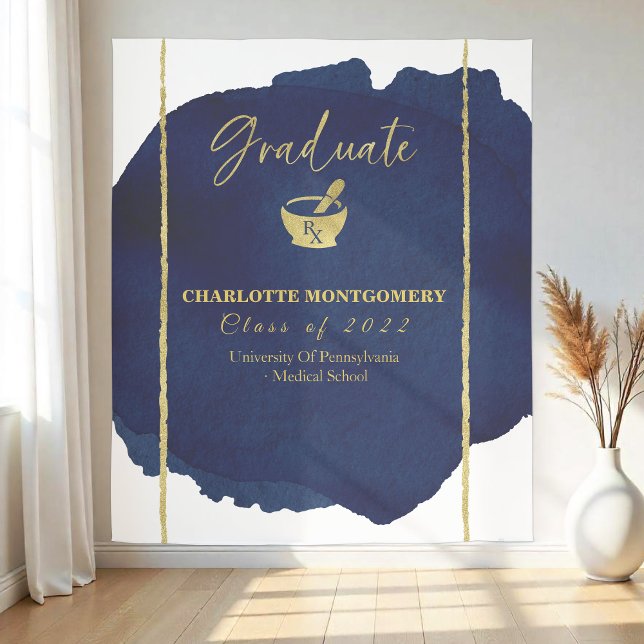 Tenture Fond de graduation de l'école de pharmacie abstrai (Créateur téléchargé)