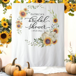 Tenture Fond de mariage champêtre automnal Tournesols Citr