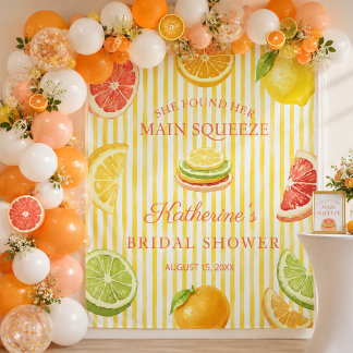 Tenture Fond de mariage Citrus Main Squeeze