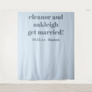 Tenture Fond de Photographie Personnalisé Mariage Moderne 