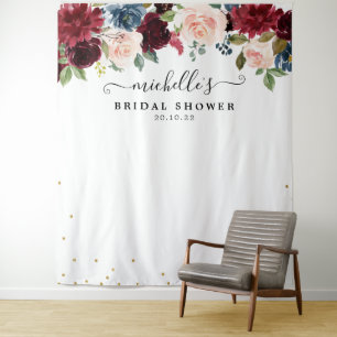 Tenture Fond de photographie pour mariage floral rose Bour