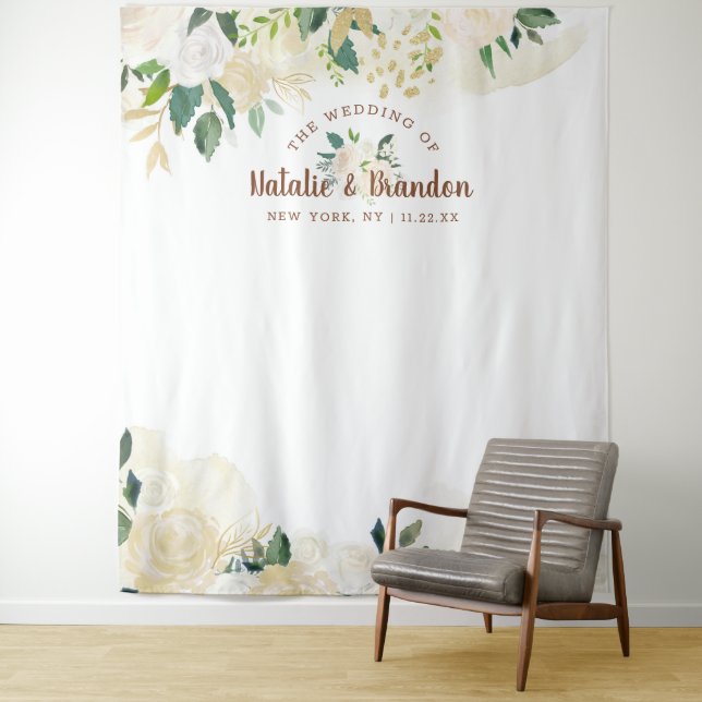Tenture Fond de photomaton de style chic rustique Ferme Fr (En situation)