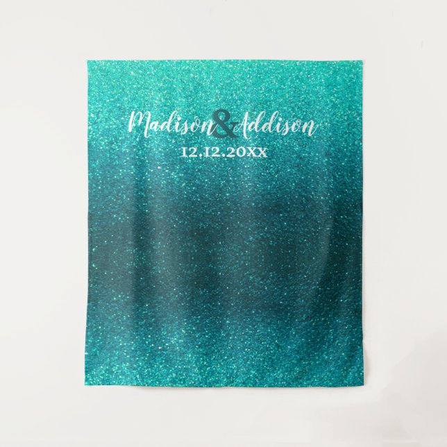 Tenture Fond de photomaton moderne ombré avec paillettes p (Devant)