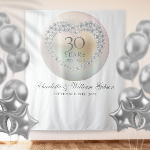 Tenture Fond de photomaton perlé pour le 30e anniversaire
