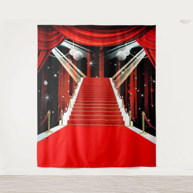 Tenture Fond de scène photo sur tapis rouge  (Devant)