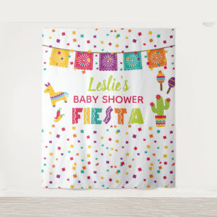 Tenture Fond de scène pour Baby Shower Fiesta - Piñata BL