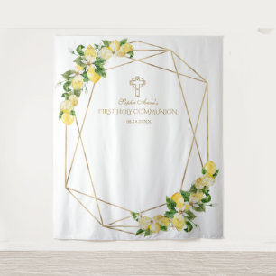 Tenture Fond de scène pour la Sainte Communion avec des ci