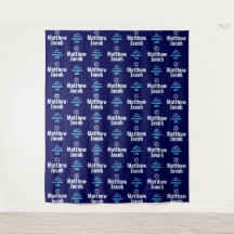 Fond de scène répétitif pour étape de Bar Mitzvah