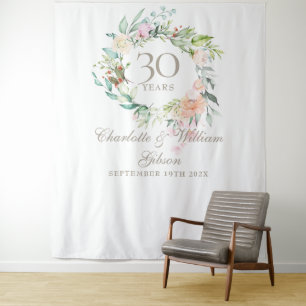 Tenture Fond de stand photo pour le 30e anniversaire de ma