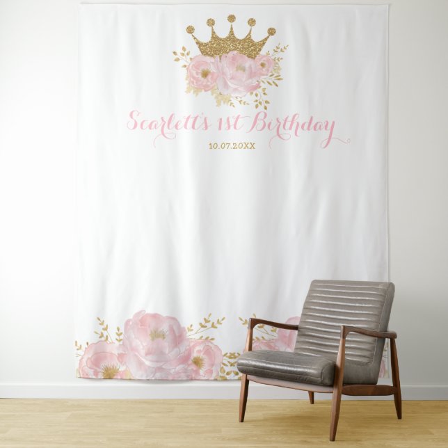 Tenture Fond de stand pour photobooth d'anniversaire de la (En situation)
