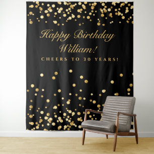 Tenture Fond de toile de fond pour anniversaire à répétiti