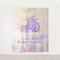 Fond de toile de fond pour Baby Shower sur le thèm