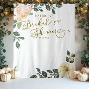 Tenture Fond de toile de fond pour douche de mariée Fleurs