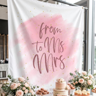 Tenture Fond de toile de fond pour mariage Rose Gold Stars