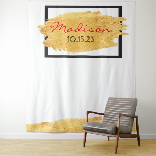 Tenture Fond de toile de fond pour photo-Op d'anniversaire (En situation)