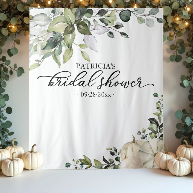 Tenture Fond de toilette de mariage d'automne citrouille v (Créateur téléchargé)