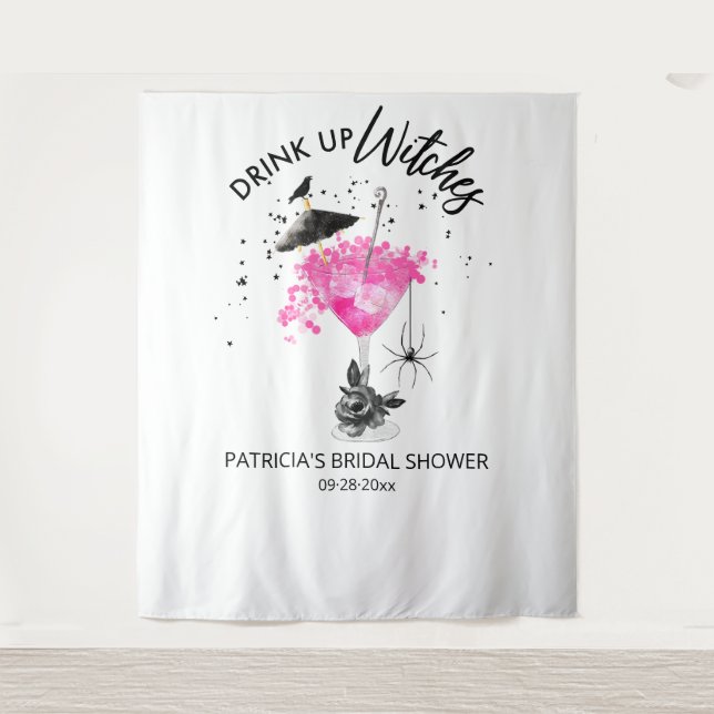 Tenture Fond de toilette pour mariage de sorcières d'Hallo (Devant)