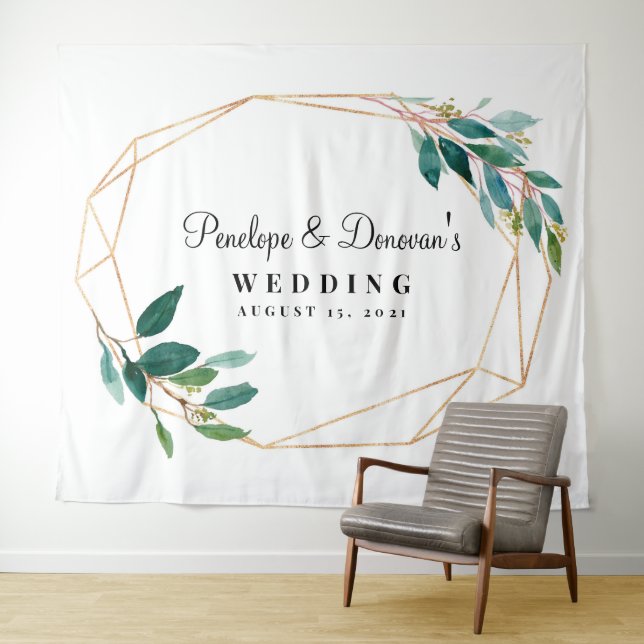 Tenture Fond de verdure, cadre photo, accessoire de photob (En situation (horizontale))