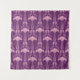 Tenture Fond d'écran floral violet rose