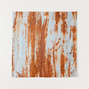 Tenture fond et texture de mur en acier rouillé grunge