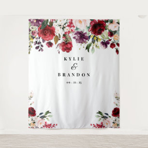 Tenture Fond mariage, Photo Prop, Photo Booth