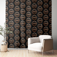 Fond personnalisé avec motif de logo d'entreprise