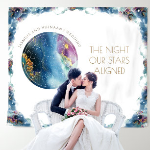 Tenture Fond personnalisé, toile de fond horizontale céles