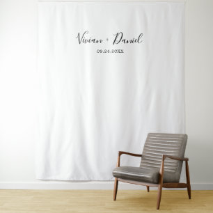 Tenture Fond photo minimaliste Mariage