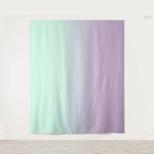 Tenture Fond photo Ombre Gradient Mint Et Lilac