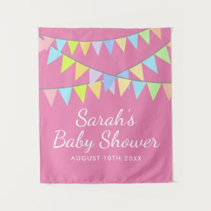 Tenture Fond photo personnalisé pour la fête du baby showe