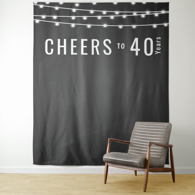Tenture Fond pour GRAND ANNIVERSAIRE, accessoire photo, pe (En situation)