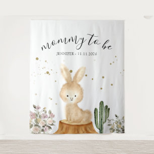Tenture Fond pour lapine future maman