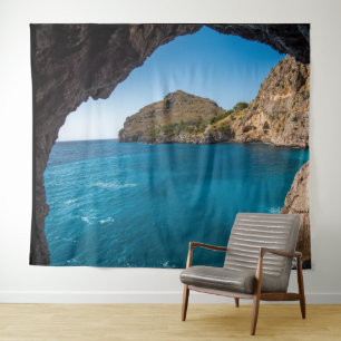 TENTURE FOND POUR PHOTO GROTTE SOUS-MARINE