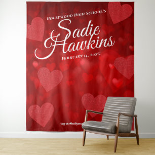 Tenture Fond pour selfie de la Saint-Valentin de Sadie Haw
