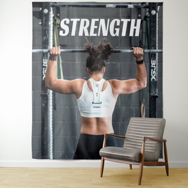 Tenture Force physique Femmes Muscle Worth Motivation (En situation)