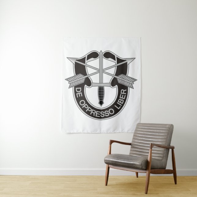 Tenture Forces spéciales SF De Oppresso Liber (En situation)