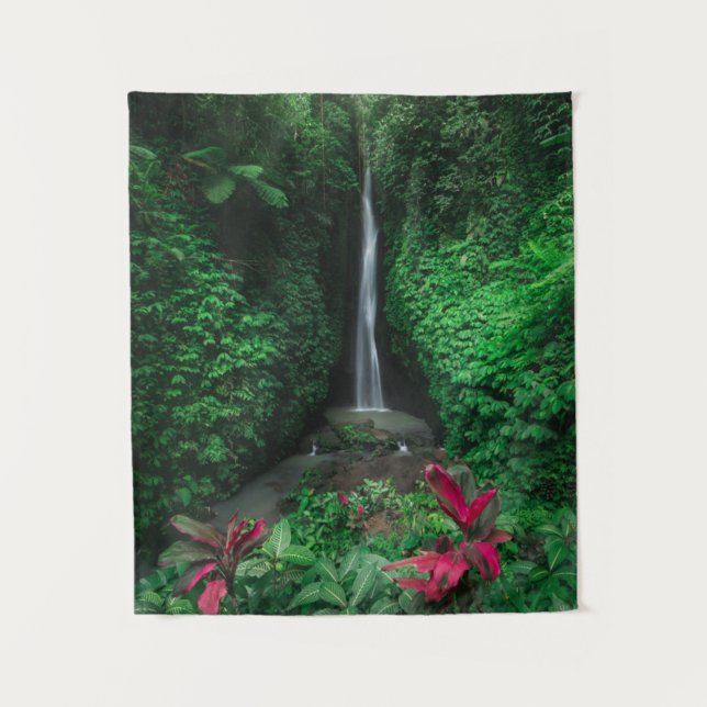Tenture Forêt | Cascades Leke Leke Waterfalls à Bali (Devant)