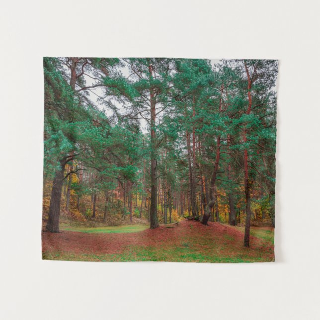 Tenture Forêt d'automne (Devant (Horizontal))