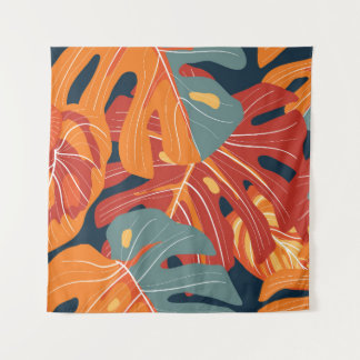 Tenture Forêt tropicale : design de papier peint de fleurs