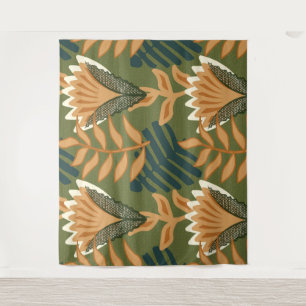 Tenture Forêt tropicale humide Florale Fleur Design