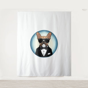 Tenture French Bulldog Funny Cute Art